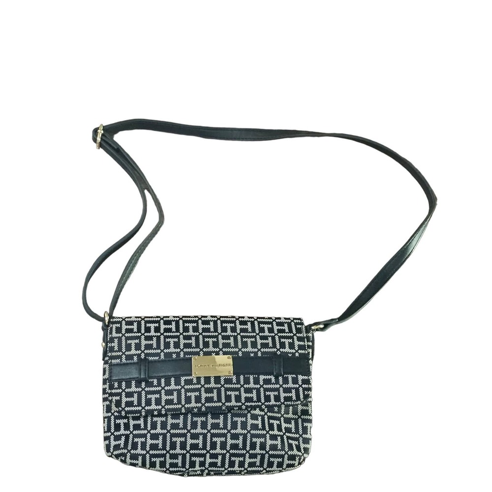 Tommy Hilfiger crossbody bag black and gray‎